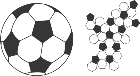 Unwrapped soccer ball