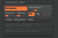 Minimal Skin buttons: Mc for Minimal Skin to Child and Mp for Minimal Skin to Parent
