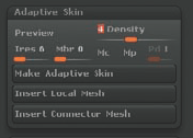 The Density slider in the Adaptive Skin menu allows you to increase the resolution of your preview mesh and ultimately the ZTool you generate.