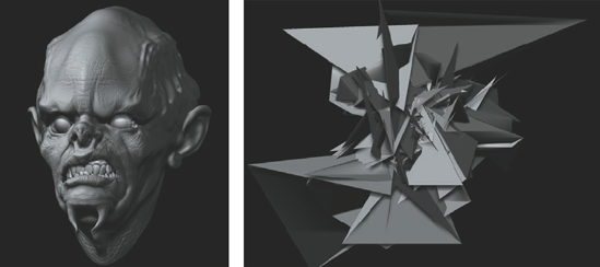 Changing the vertex order outside of ZBrush can cause meshes to explode.