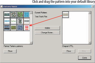 The Pattern Mover in Painter X