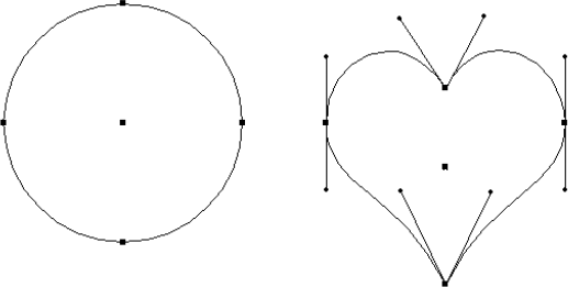 Convert a circle into a heart using the Direct Selection and Convert Anchor Point tools.