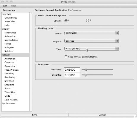 Set the Time to 30fps in the Settings tab of the Preferences window.