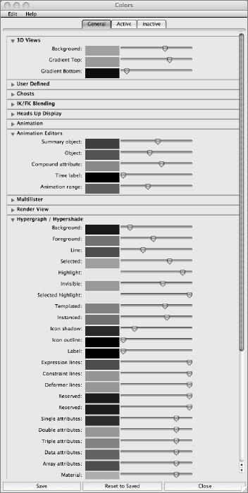 Changing the interface colors is simple.