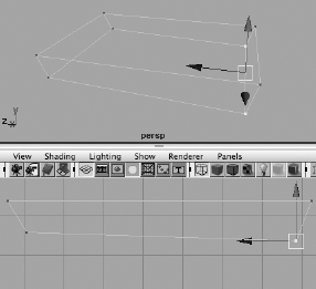 Taper the cube by moving the vertices.