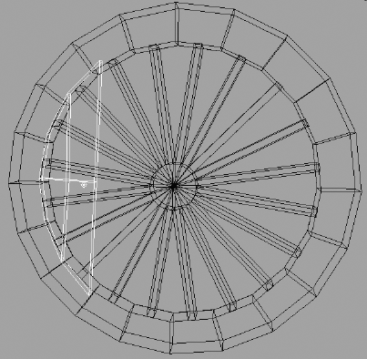 Create a plate to which the steam drive's arm will connect.