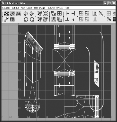 Copying and flipping the UVs to the other B panel