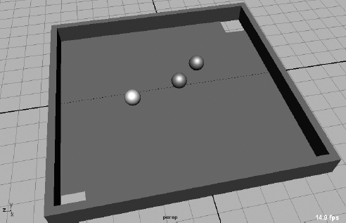 Scaling and placing the three spheres