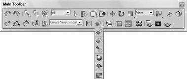 Flyout menus bundle several toolbar buttons together.