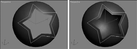 The Force 2-Sided option makes the interior of objects visible.