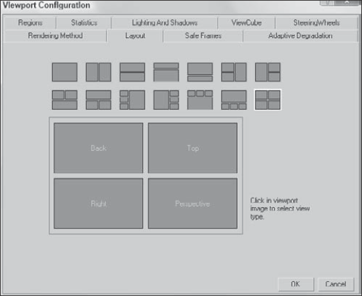 The Layout panel offers many layout options.