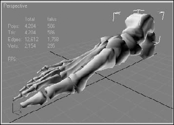 The active viewport can be set to display the selected statistics.