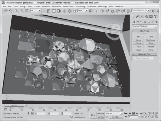 The Select Similar command selects all Hedra objects.