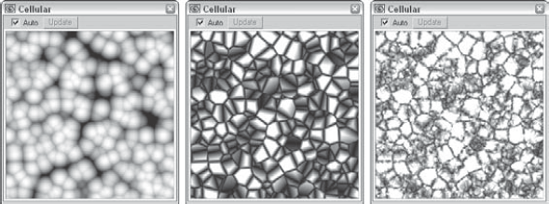 The Cellular map creates small, regular-shaped cells.