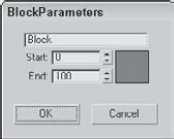 The Block Parameters dialog box lets you name a block.