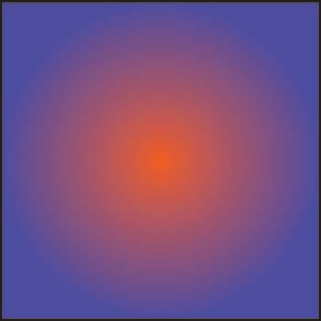 Create a radial gradient.