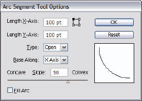 Design your arc here.