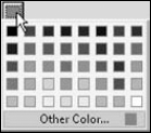 Click the color swatch for the Grid line color to choose from a selection of preset colors, or select Other Color to open the system color palette.