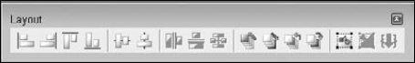 The Layout toolbar