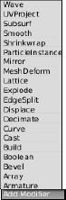 All of the modifiers you can use on mesh objects.