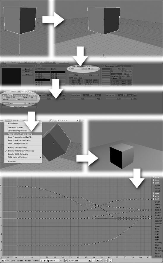 Creating a simple rigid body simulation.