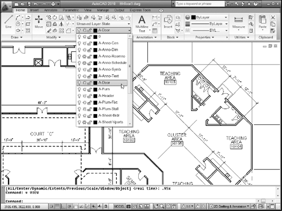 Setting an existing layer current.