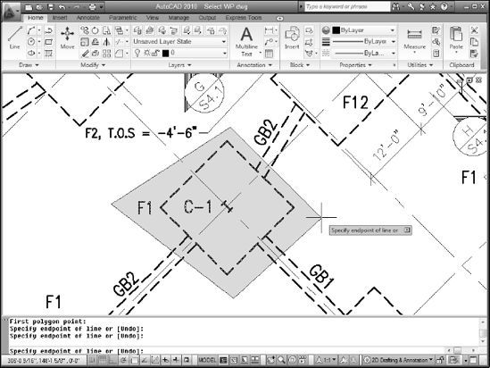 Lassoing objects with a WPolygon.