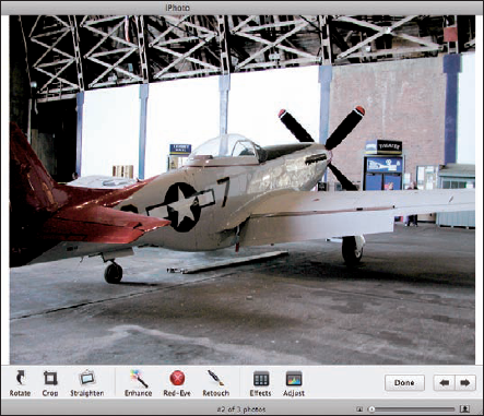 P-51 Mustang after using the Enhance tool.