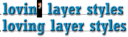 Layer styles are advantageous because they don't alter your pixels.