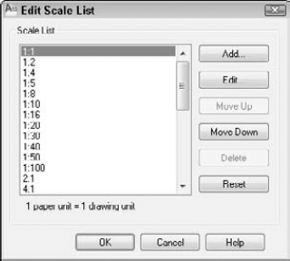 Use the Edit Scale List dialog box to create your own custom scales.