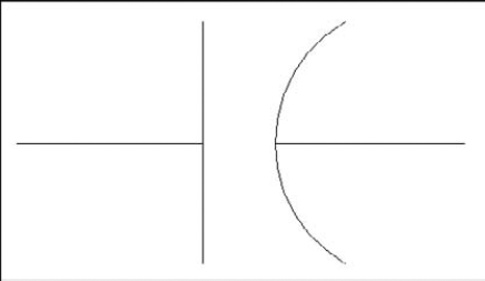 The completed capacitor symbol.