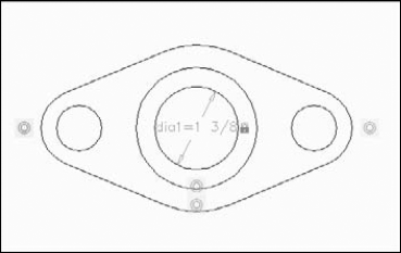 You can control object properties and relationships by applying geometric and dimensional constraints.