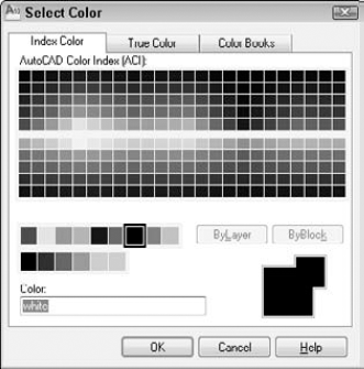 The Select Color dialog box.