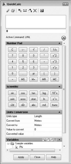 The graphical calculator looks similar to a hand-held calculator.