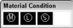 The Material Condition dialog box.