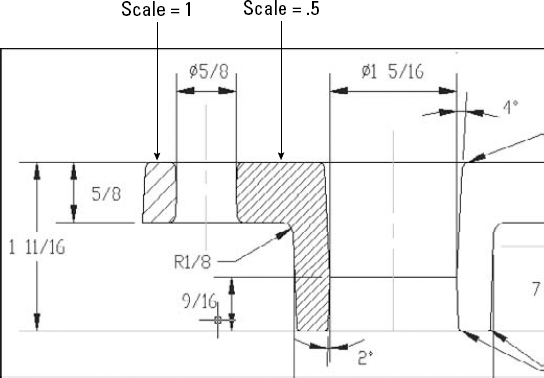 You can scale the hatch pattern to suit your needs.