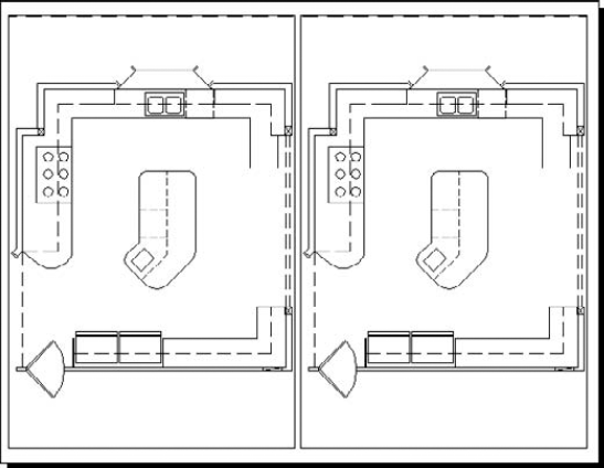 After completing the Layout Wizard, you now see your model in the viewport(s) that you created.