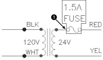 A portion of an electrical schematic.