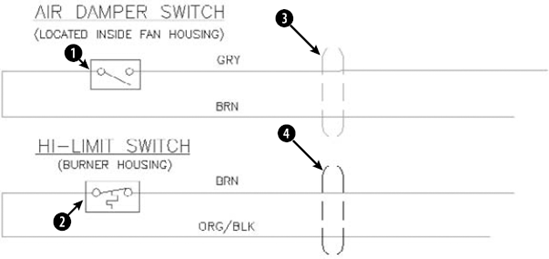 The electrical schematic has several blocks that have been inserted.