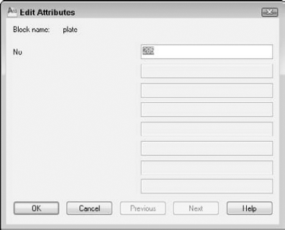 The Edit Attributes dialog box.