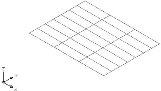 A mesh with M=8 and N=4.