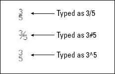 Creating stacked fractions automatically