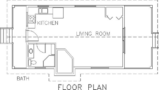 The LIVING ROOM and KITCHEN text moved to their proper positions