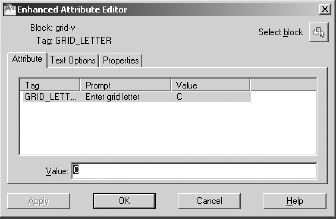 The Enhanced Attribute Editor dialog box