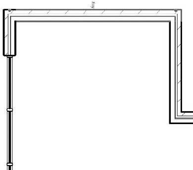 The flip arrow is another way to reorient an element. For walls, the flip arrow is always on the exterior side.