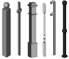 Various post types created using Baluster-Post.rft.y