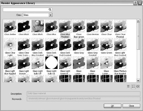 The Render Appearance Library.