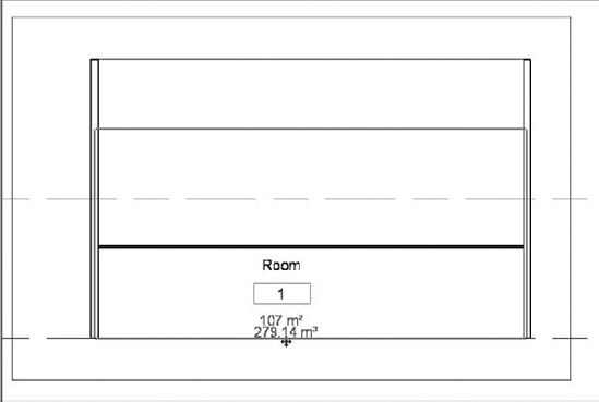 A change in the room height doesn't have any effect on the room volume calculation unless it hits the floor or ceiling above or below. (A) Computational height is set to the standard 1200mm. Parts of the volume are missing in the calculation. (B) Change the computational height to floor level for the correct computation.