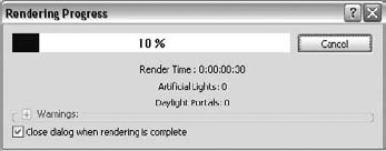 Rendering is managed as a separate process by the CPU.