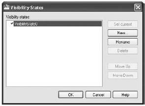 The Visibility States dialog